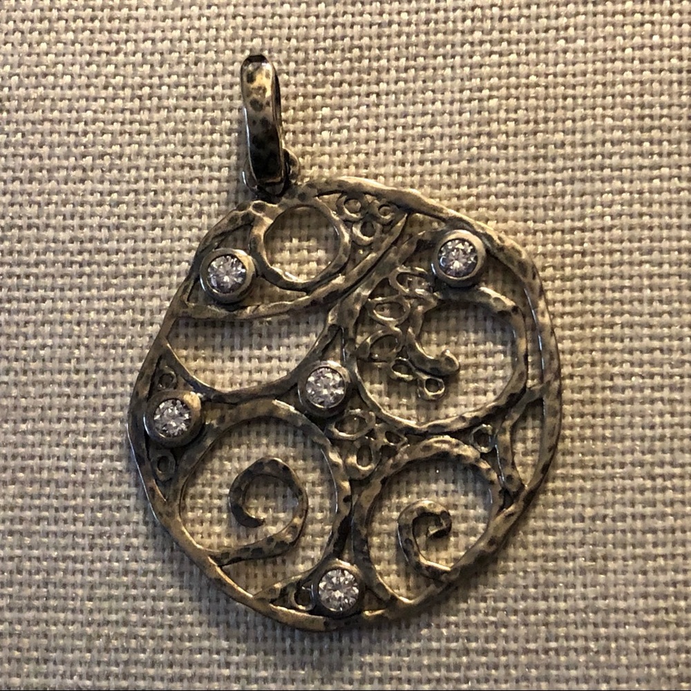 Grace&Heart Fantasy Pendant 925 Sterling silver (nickel free) CZ …
